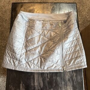 Smart Wool Smartwool Quilted Mini Skirt Batting Large Gray EUC